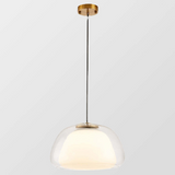 Modern Milk Glass Jelly Pendant Light