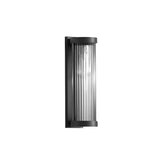 Modern Cylindrical Metal & Glass Outdoor Solar IP65 Waterproof Outdoor Lamp