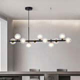 Luxury dining table pendant lamp made of blown glass