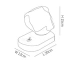 Ice stone glass table lamp