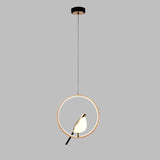 MrBird™ - Luxury pendant light with golden bird