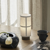 Japanese Silk Table Lamp