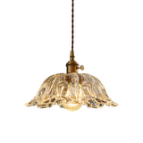 Glass Flower Pendant Light