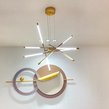 Golden Web Chandelier