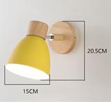 Jandiel - Wood Nordic Modern Hanging Switch Wall Lamp