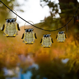 Solar Hanging Lights, Owl Shaped Lanterns