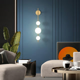Vertical Globe Wall Lamp