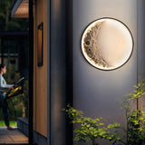 Elif Modern Outdoor Moon Wall Lamp