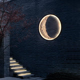 Elif Modern Outdoor Moon Wall Lamp