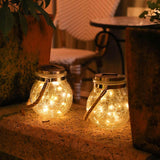 (4-pack) Solar glass light