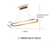 Rose Gold Kitchen Chandelier