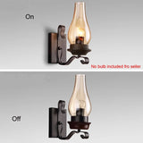 Retro Industrial Light Iron Wall Lamp