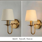 Fabric E14 Wall Lamp