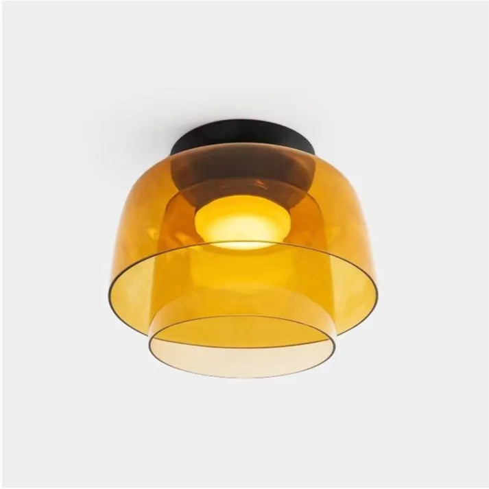 Nordic Designer Creative Personality Medieval Glass Ceiling Lamp