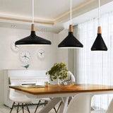 French Macaron Conical Metal Pendant Lamp