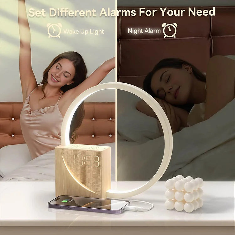 Touch Control bedside alarm clock light