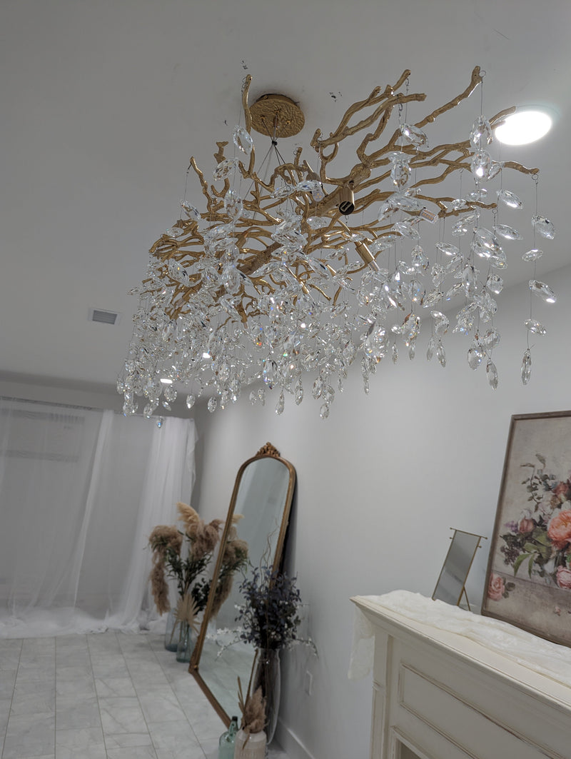 French Style Branch Crystal Chandelier