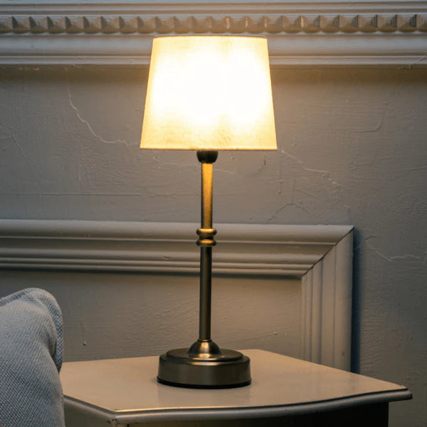 LED Retro Fabric Cordless Table Lamp