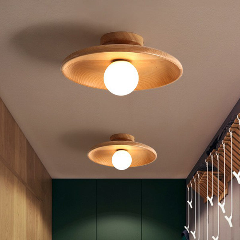 Shallow Bowl Shaped Ceiling Light