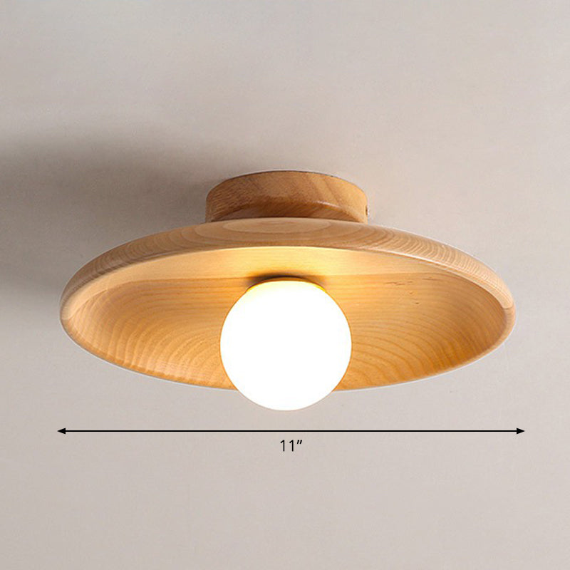 Shallow Bowl Shaped Ceiling Light