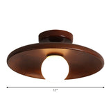 Shallow Bowl Shaped Ceiling Light