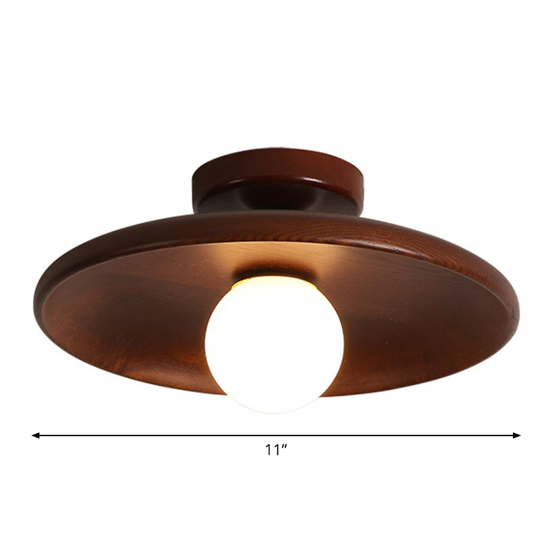 Shallow Bowl Shaped Ceiling Light