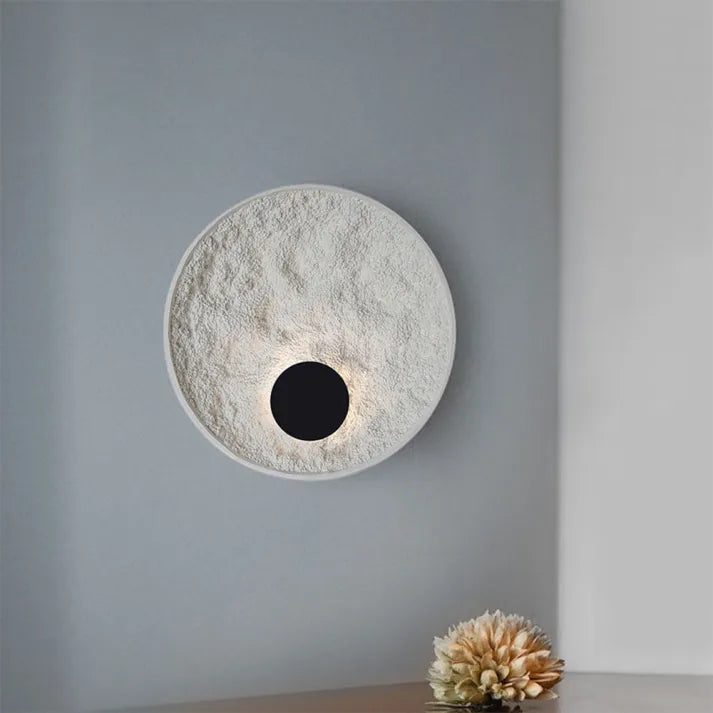 Round Moon Globe Wall Light