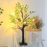 Christmas Green Leaves LED Tree Lights