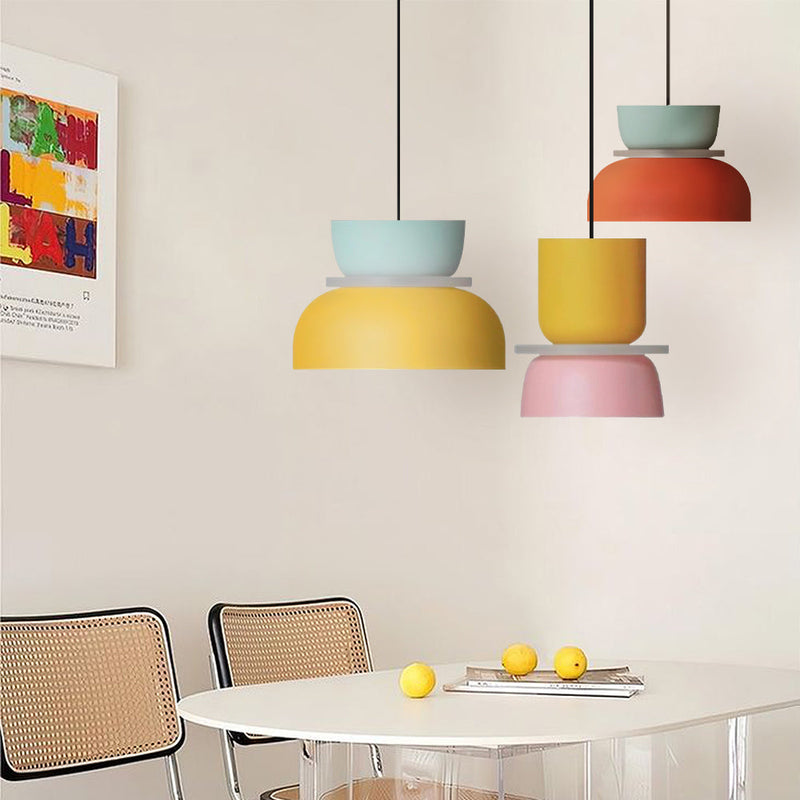 Dulcy Color Block Nordic Pendant Light