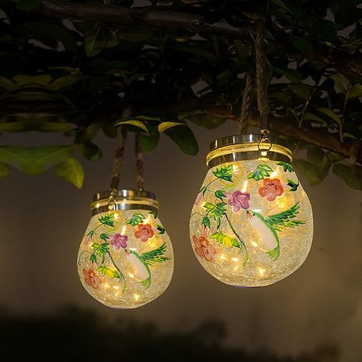 Haloed Hanging Hummingbird Lantern