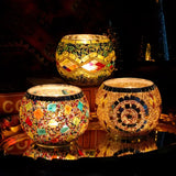 Mosaic Candle Holder (set of 3)