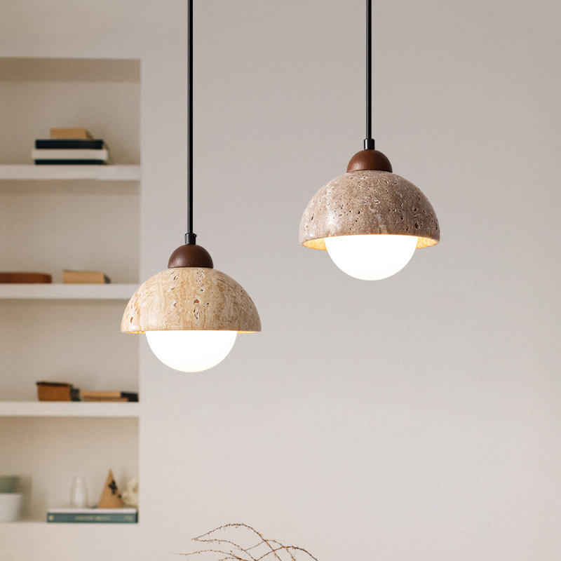 Natural Marble Pendant Light