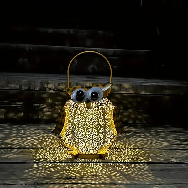 Solar Hanging Lights, Owl Shaped Lanterns