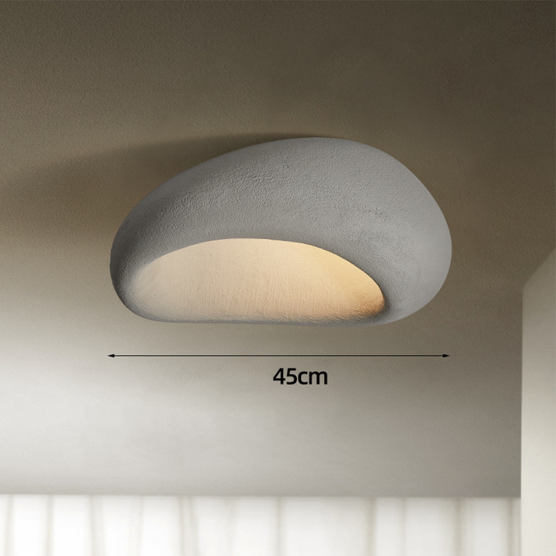 Wabi Sabi Khmara Flush Ceiling Light