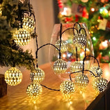 Moroccan Metal Ball String Lights