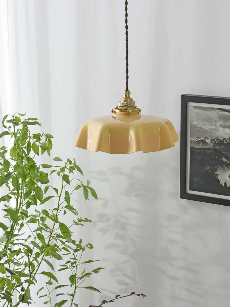 French Flower Pendant Light