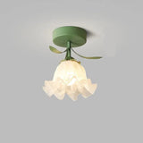 French Tiffany Simple Mini Flower Ceiling Light