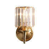 Vintage luxury crystal wall light