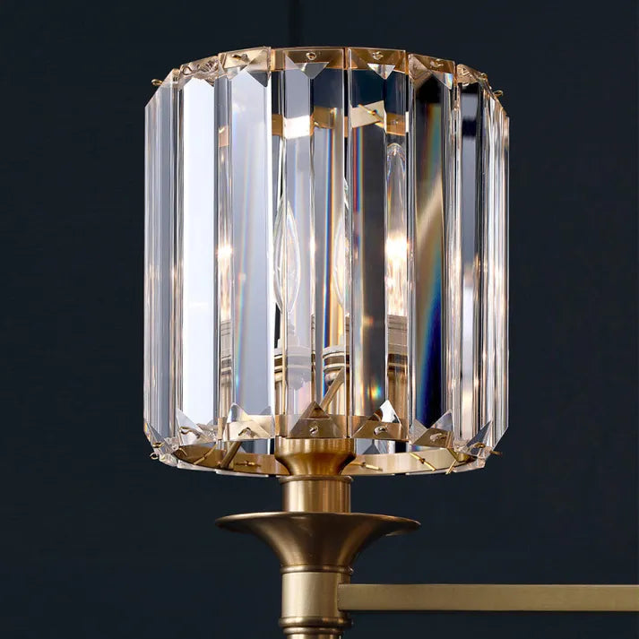 Vintage luxury crystal wall light