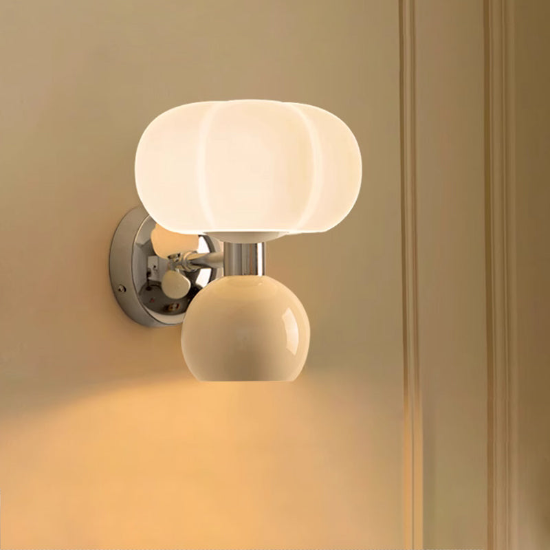 Modern led wall lamps cream