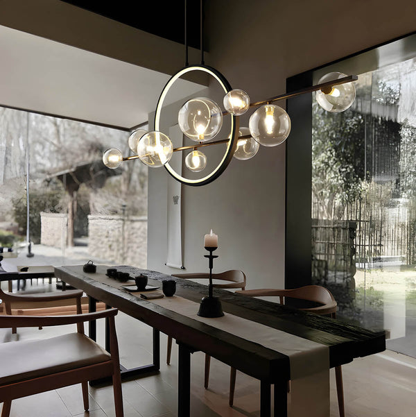 ELARA  | Glass Ball Chandeliers