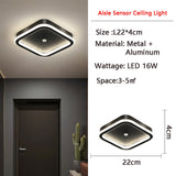 Human PIR Motion Sensor LED Ceiling Light