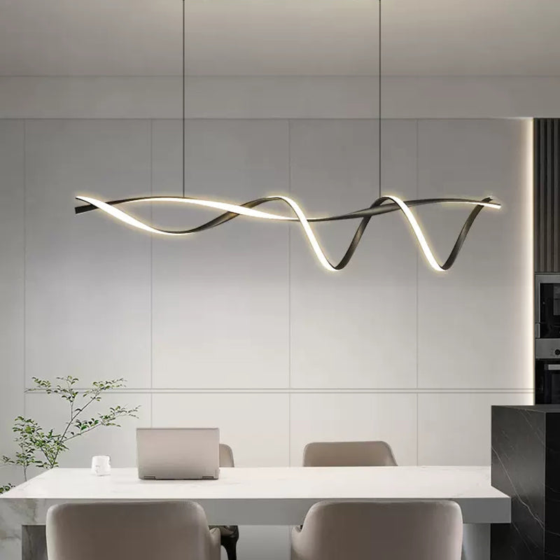 Creative Black Modern Led Chandeliers