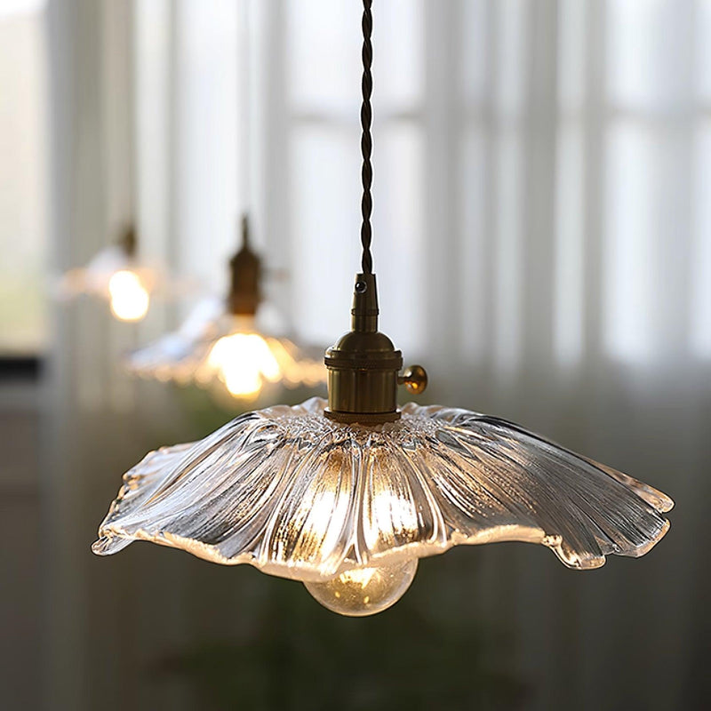 Flower Glass Pendant Light