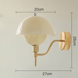 Cream Mushroom Walkway Wall Light