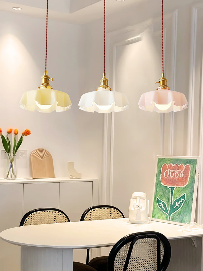 French Flower Pendant Light