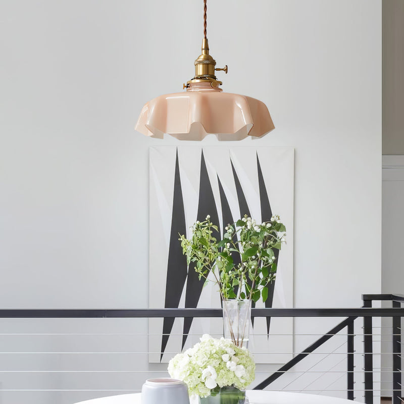 French Flower Pendant Light