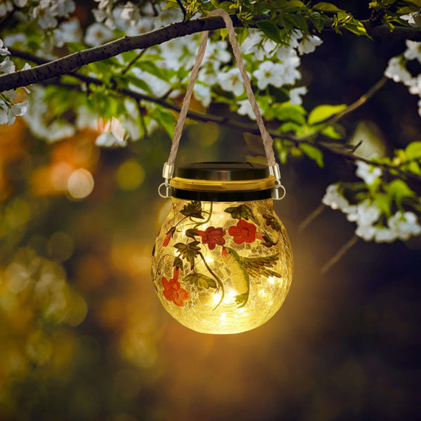 Haloed Hanging Hummingbird Lantern