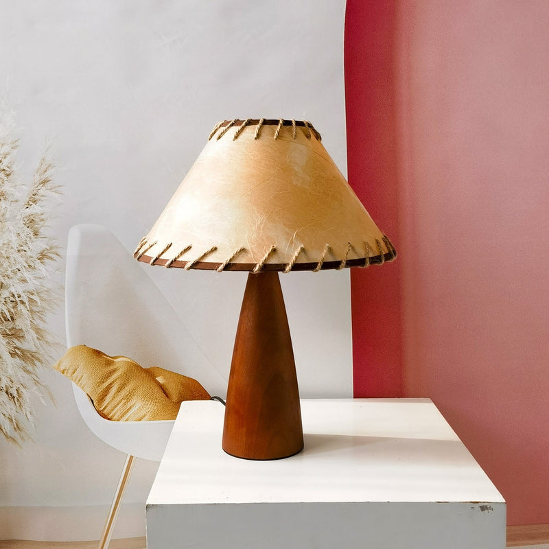 Century Style Solid Wood Table Lamp