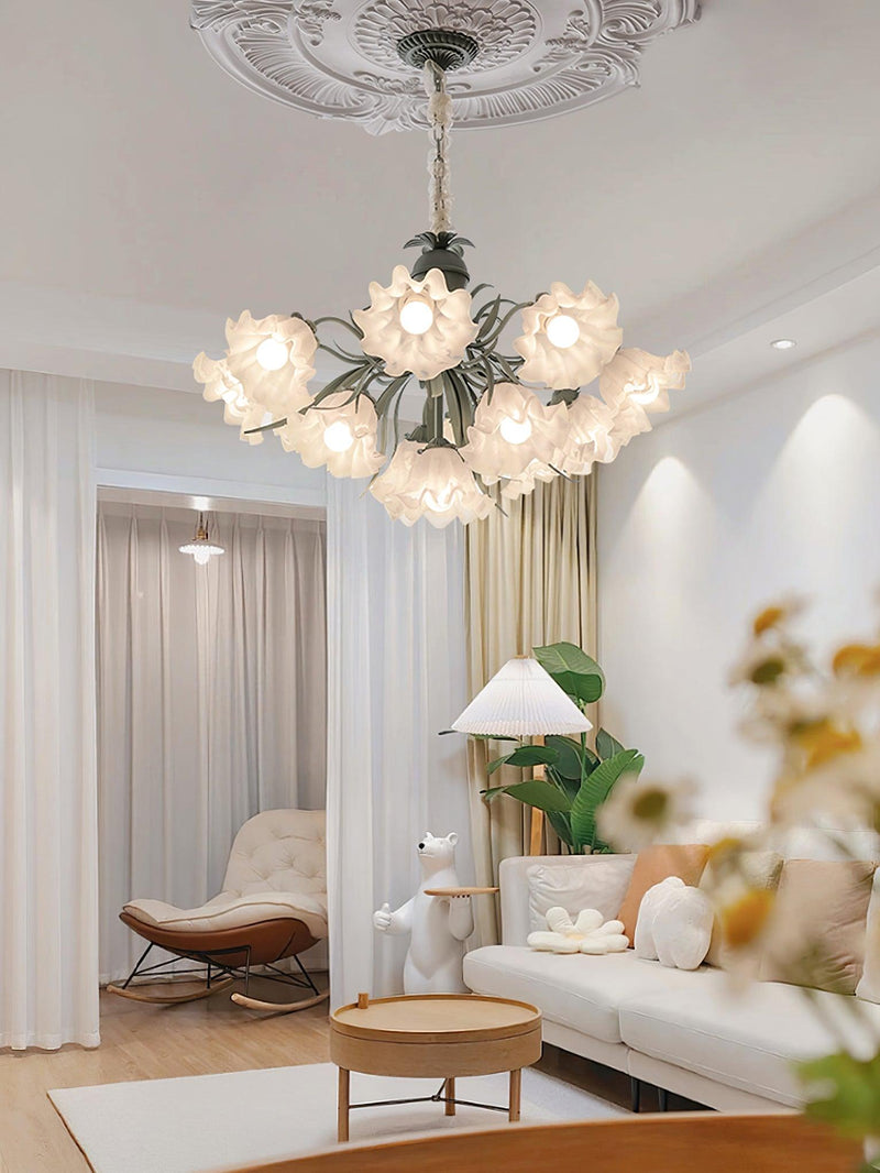 Lily of the Valley Flower Chandelier